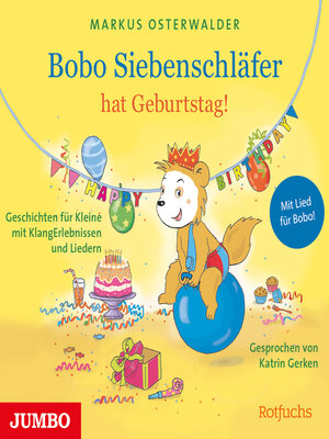 cover image of Bobo Siebenschläfer hat Geburtstag!